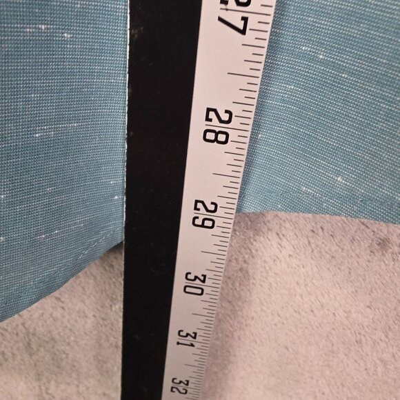 Mens Blue Van Heusen Shirt Long Sleeve Button Down Cotton Blend Size M 15-15.5 - Picture 7 of 8